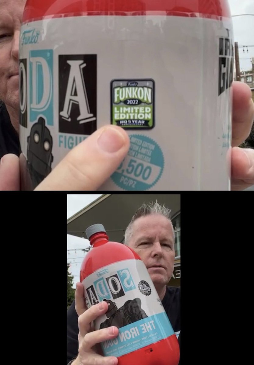 Sodascape🥤 on Twitter "Closer look at the 3 Liter Iron Giant Funko Soda from FunKon II 2022