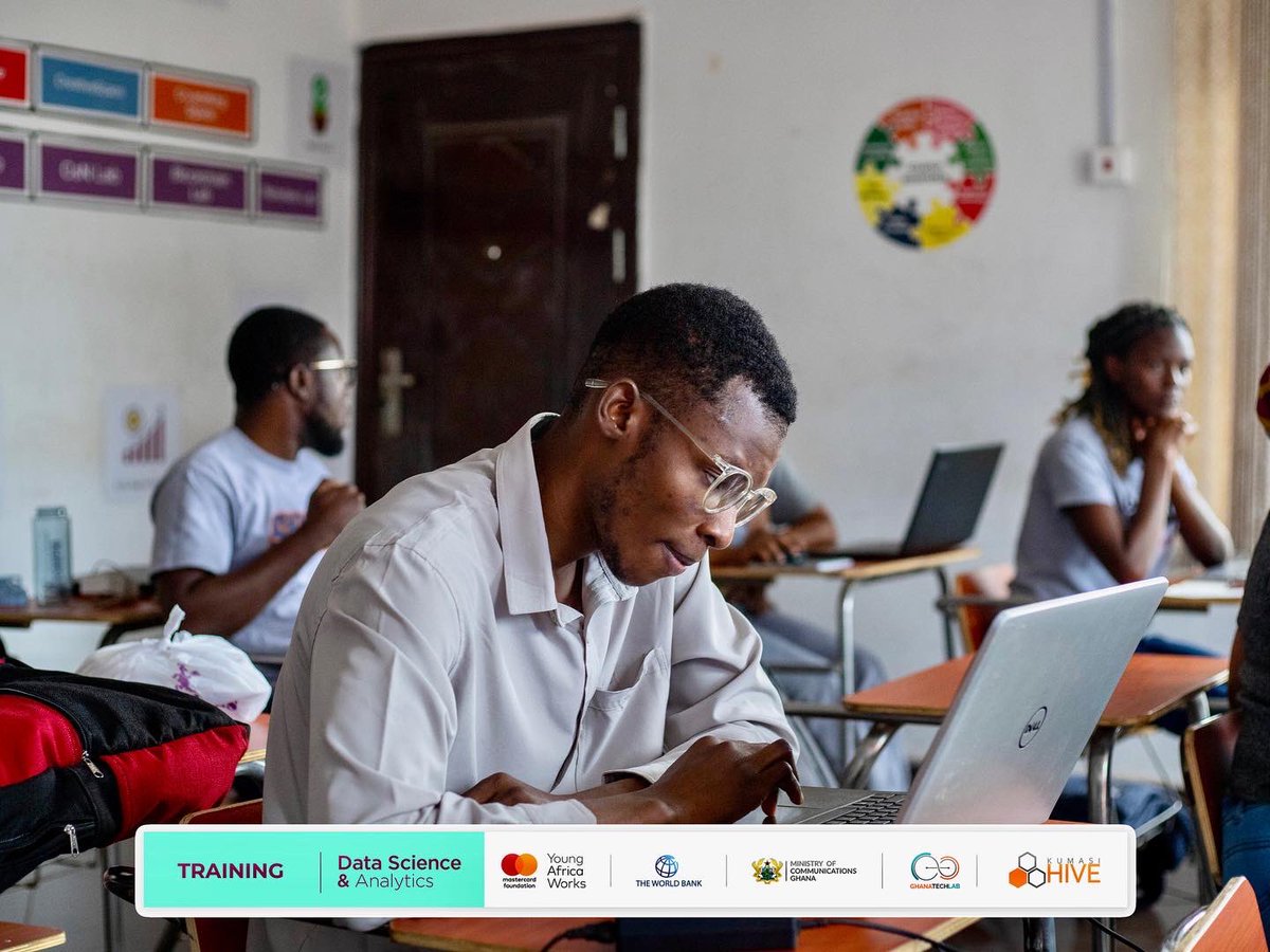 KumasiHive's tweet photo. To provide the opportunity for our trainees to learn, practice, and be able to demonstrate what they have learned over the past 6 weeks of the Data Science and Analytics training, they were given some personal projects to work on.

#Python  #DataScience #youngafricaworks #Ghana https://t.co/e8fSA7hBIR