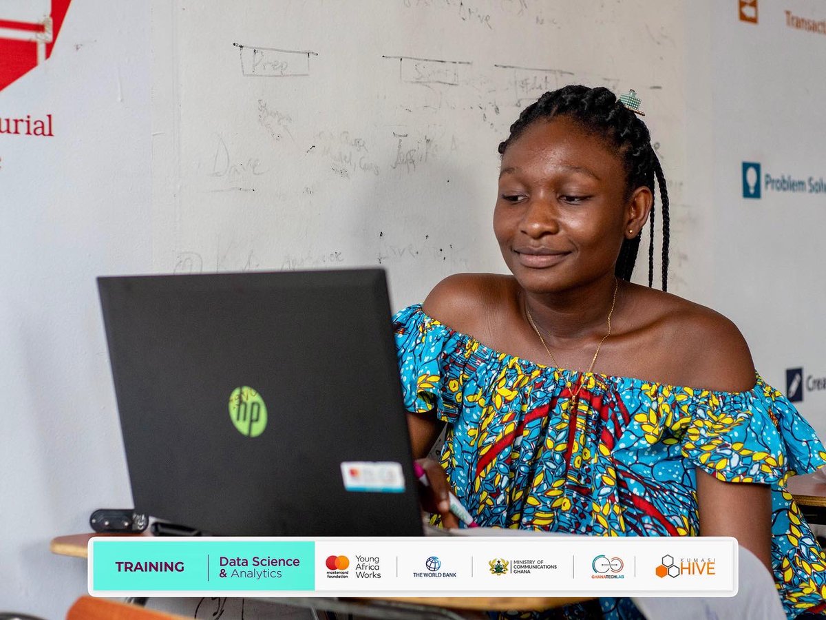 KumasiHive's tweet photo. To provide the opportunity for our trainees to learn, practice, and be able to demonstrate what they have learned over the past 6 weeks of the Data Science and Analytics training, they were given some personal projects to work on.

#Python  #DataScience #youngafricaworks #Ghana https://t.co/e8fSA7hBIR