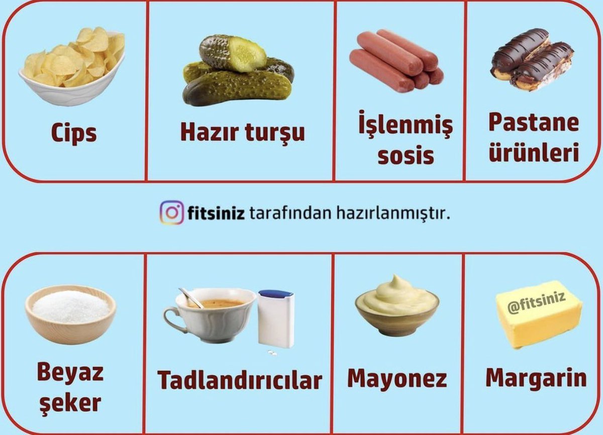 siradisidekor's tweet photo. Dünyanın en sağlıksız 8 yiyeceği: https://t.co/jn4msDMS9k