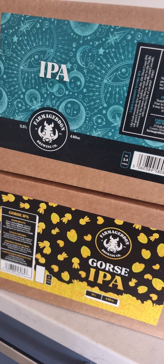 Ordered from <a href="/FarmageddonBeer/">Farmageddon Brewery</a> last night, arrived today.

That's marvellous 👏👏👏👏