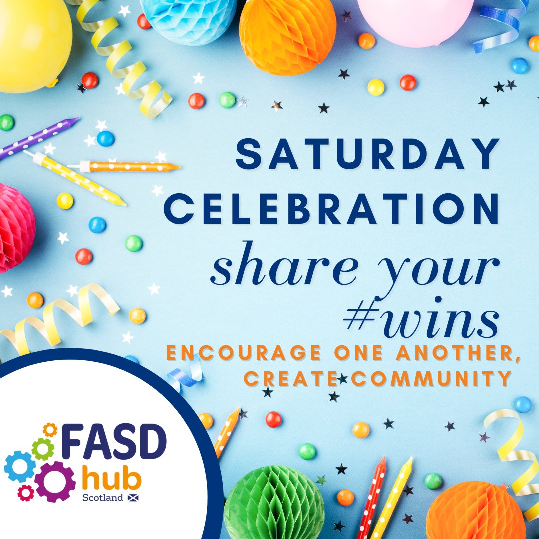 FasdhubScotland's tweet photo. One of our hashtags this year is #FASDHearMe and we want to hear your success stories from the past week - big or small. Comment below!! #FASDSuccess #FASDWorkingTogether #Wins https://t.co/I78oIaFKlu