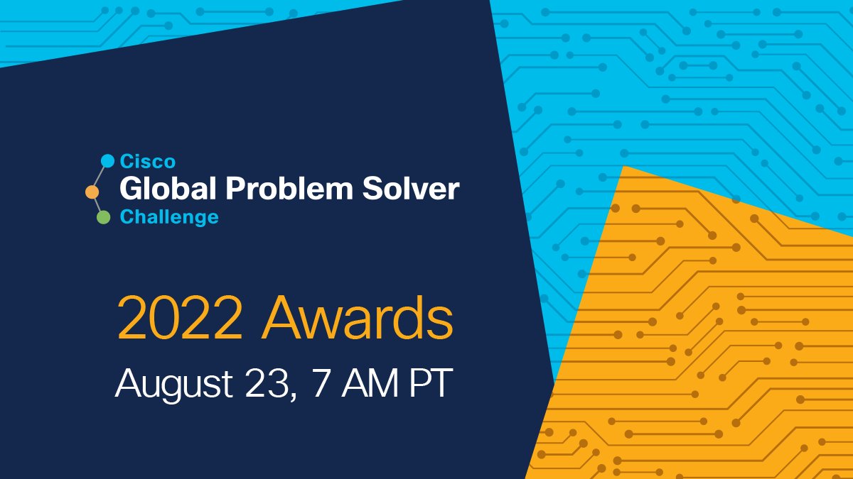 Cisco Global Problem Solver Challenge tweet media