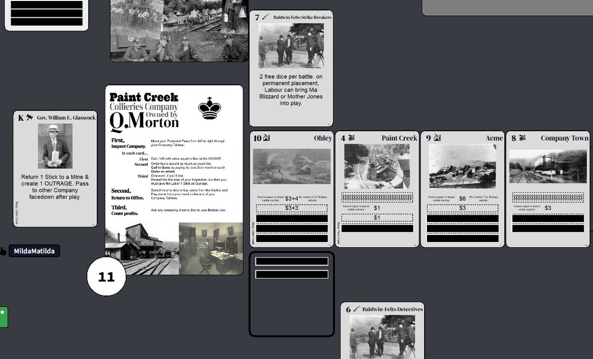 DearPaidiaic's tweet photo. The @consimgamejam project with @MildaGames &amp; teammate Miguel coming is together. We have no name, but we have components, we have playtests, &amp; a whole load more to do 😎😎😎 But I'm really excited for what turning out to be a simple, but super effective representation of strikes https://t.co/UY0PhlEHs7