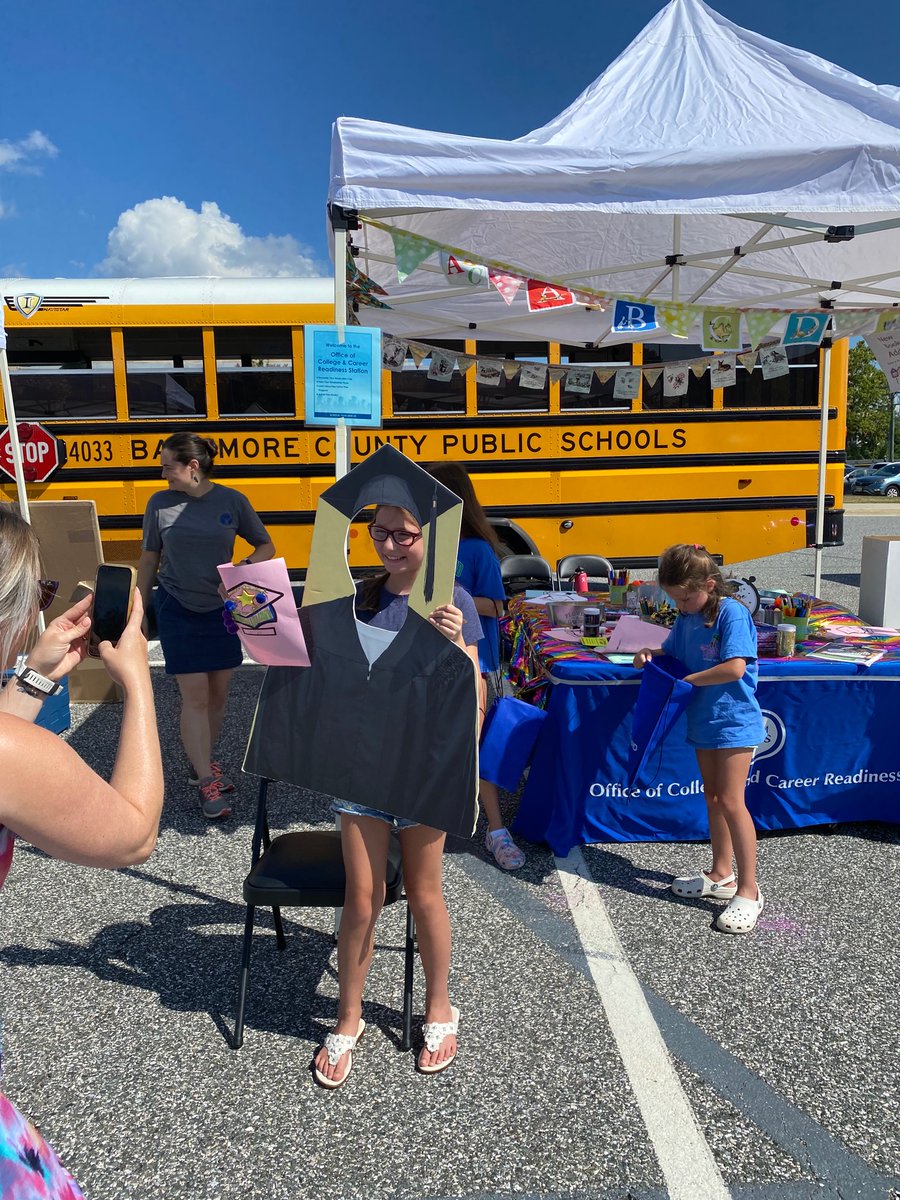 HRCWooldridge's tweet photo. #Thanks @s30mullin for doing all the heavy lifting at today’s #Back2BCPS Fest! Couldn’t have done it without you! @BaltCoPS #CollegeAndCareerReady Programs https://t.co/r9wIWAgryw