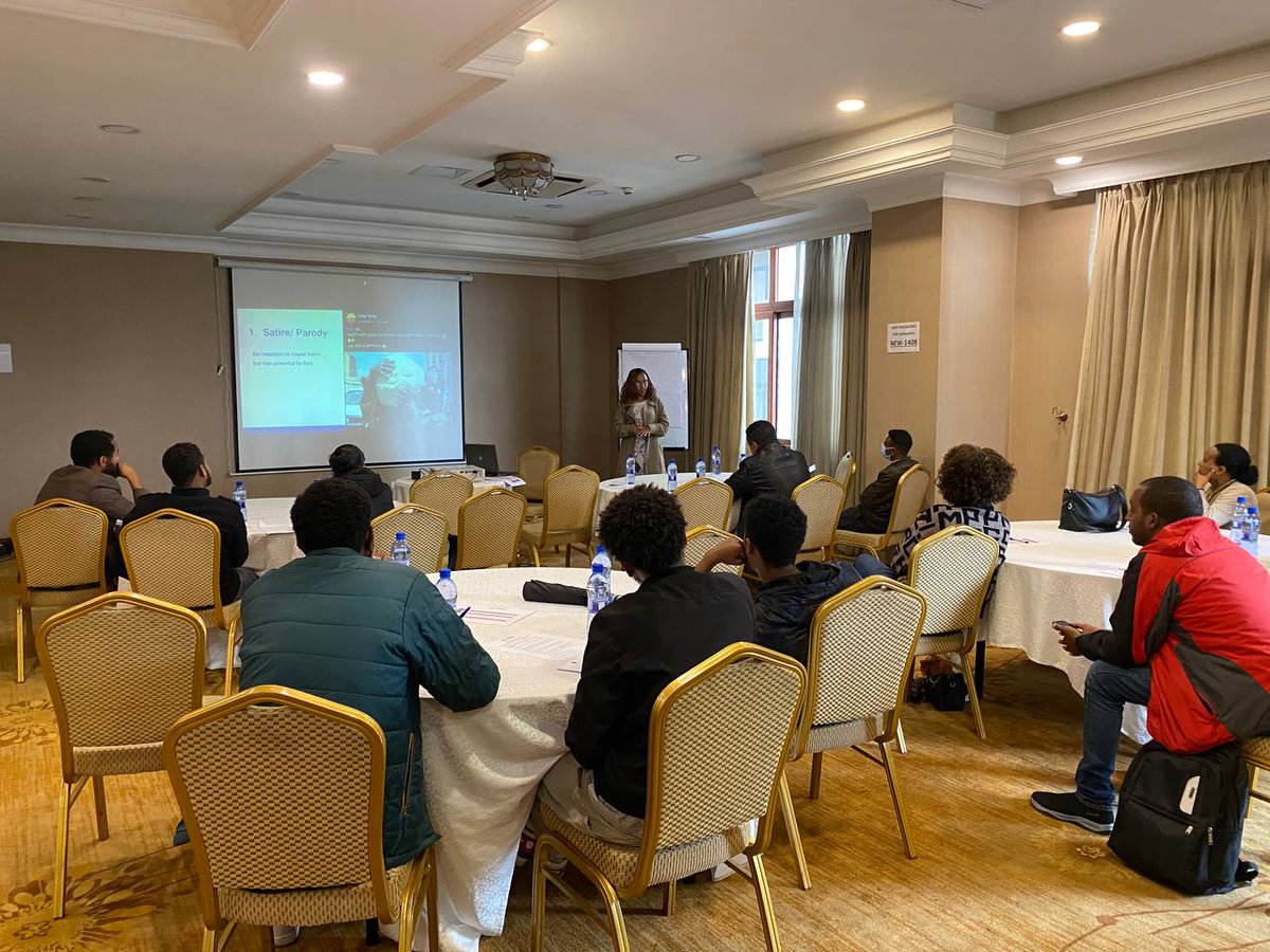 It was an honor to spend a productive week by giving a training on Empowering Media to Counter Disinformation for Journalists and online content creators from August 16-19, which was programmed in partnership of <a href="/RNW_Media/">RNW Media</a>  and <a href="/CARDEthiopia/">𝗖𝗔𝗥𝗗</a>.

#Training #media #factchecking