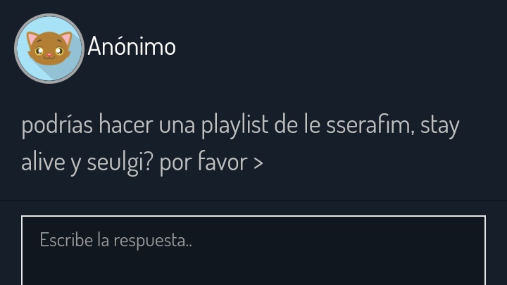 rvplaylists's tweet photo. lista, disculpa el retraso https://t.co/aqNsGU1N7A