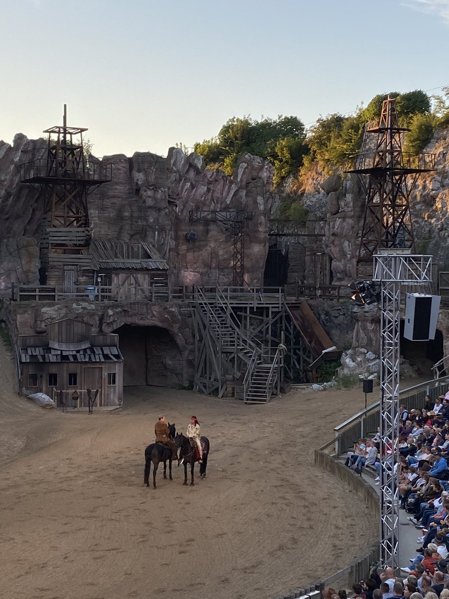 #badsegeberg #kalkberg #karlmayspiele im Wilden Westen angekommen