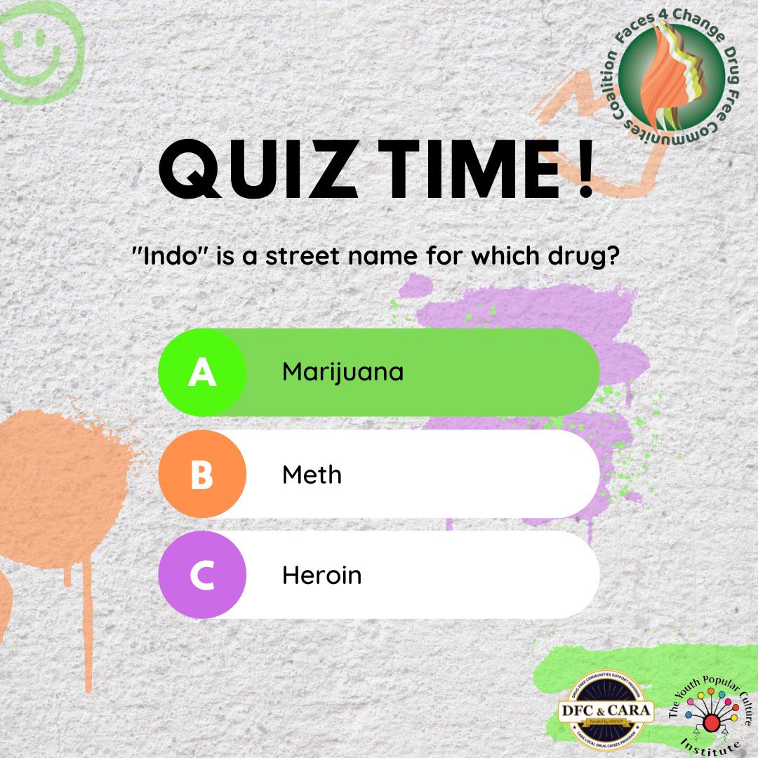 Faces4Change's tweet photo. How much do you know about local drugs, their use, and the city of Harrisonburg? Go the “Quiz” page on our site to find out!
#substanceuseprevention #CADCA #youthengagement #urbanyouth #faces4change #f4c #ypci #harrisonburgva #youthleadership #hiphopdev #working4positivechange https://t.co/FkKcarGVGY