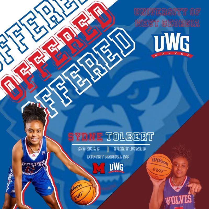 Special thanks to coach <a href="/joannareitz/">Joanna Reitz</a> and <a href="/CoachRaphHarris/">Rapheal Harris</a> for a very welcoming and eventful visit. I’m honored to receive a scholarship offer to play at West GA University.  @LadyCrimsonBB @NikeLadyGymRats