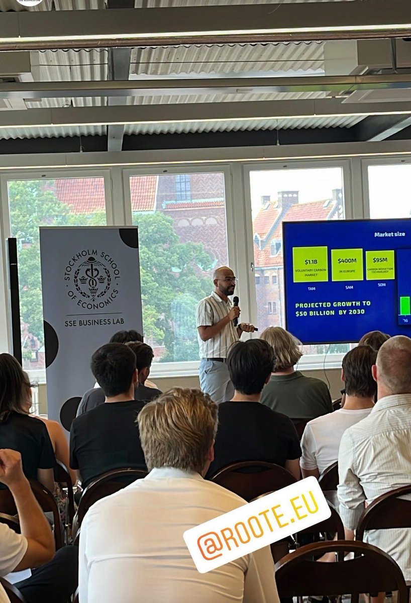 Yesterday while pitching our startup <a href="/roote_eu/">Root-E AB</a> for first seed funding in front of investors.