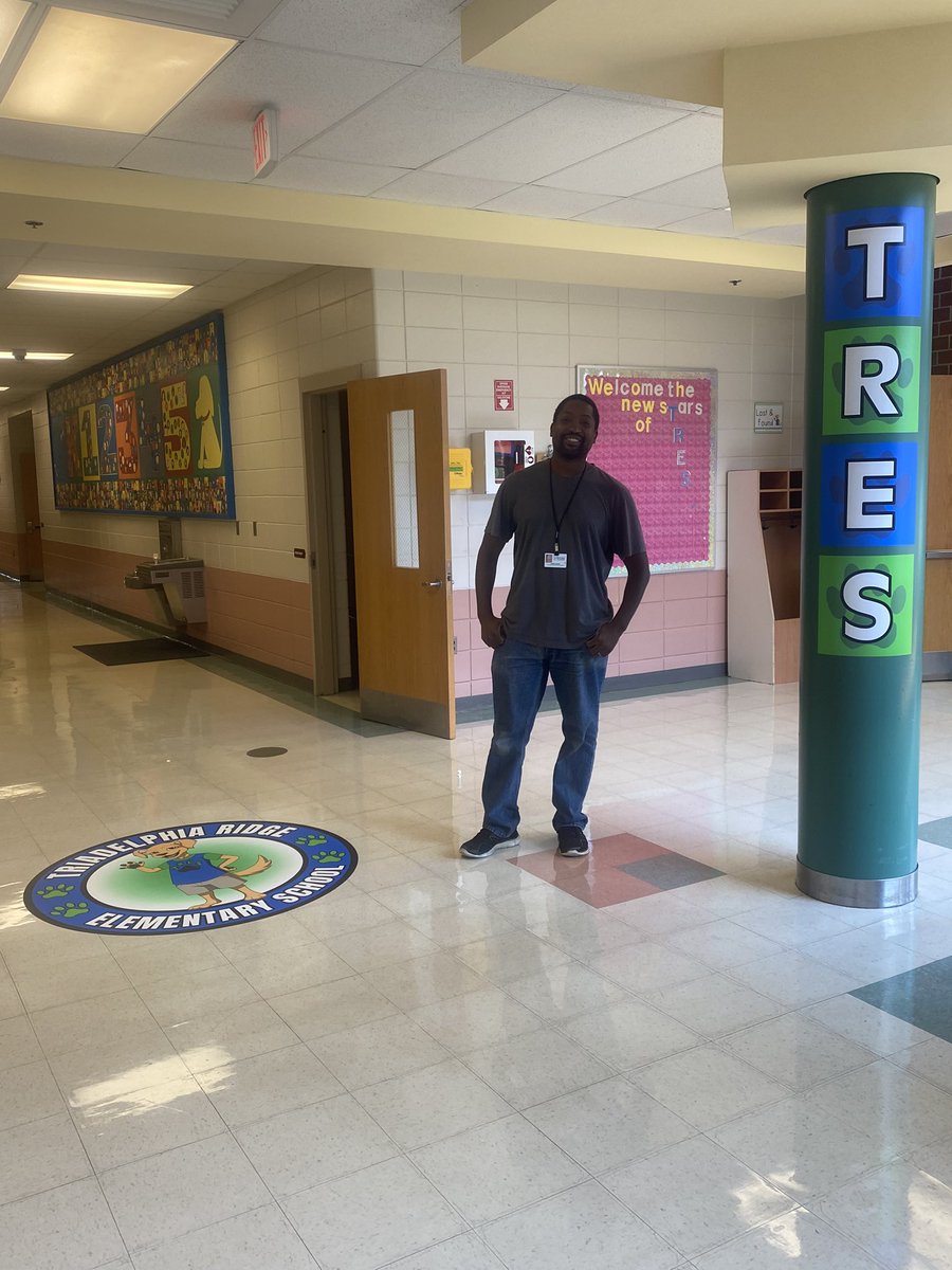hcpss_tres's tweet photo. A huge TY to James McLean and HCPSS print services for beautifying our building! We can’t wait for our students to return to this bright and vibrant environment! @HCPSS #dontstopretrieving 💙💚🐶 https://t.co/hj3FSDd2UQ