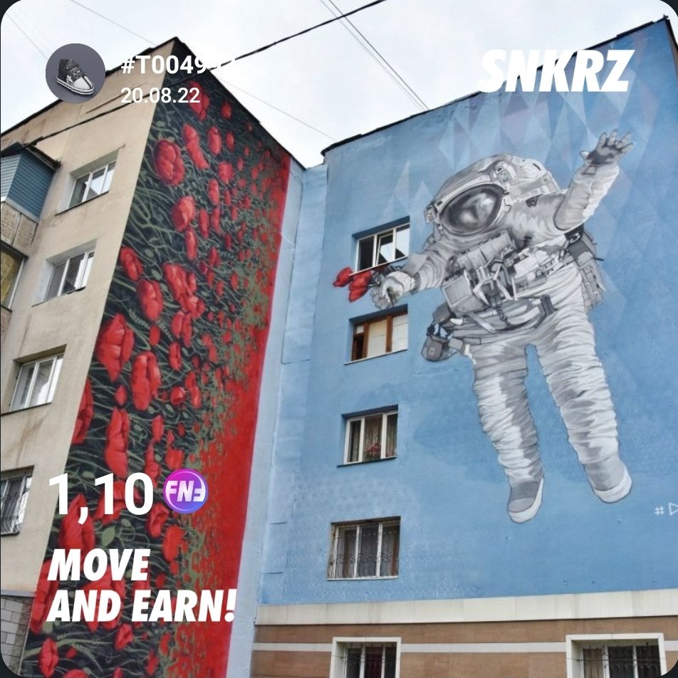 Day 89
19.08.2022
Stamina - 20+2Fever

Today they announced the date of open beta testing - August 29, and joyfully and sadly at the same time

Earned today:
$SKZ - 16.10
$FNF - 1.10
Total covered 200.38 km
Total $FNF - 56.28

 #SNKRZ #MoveToEarn #theSNKRZru <a href="/theSNKRZ/">SNKRZ</a>