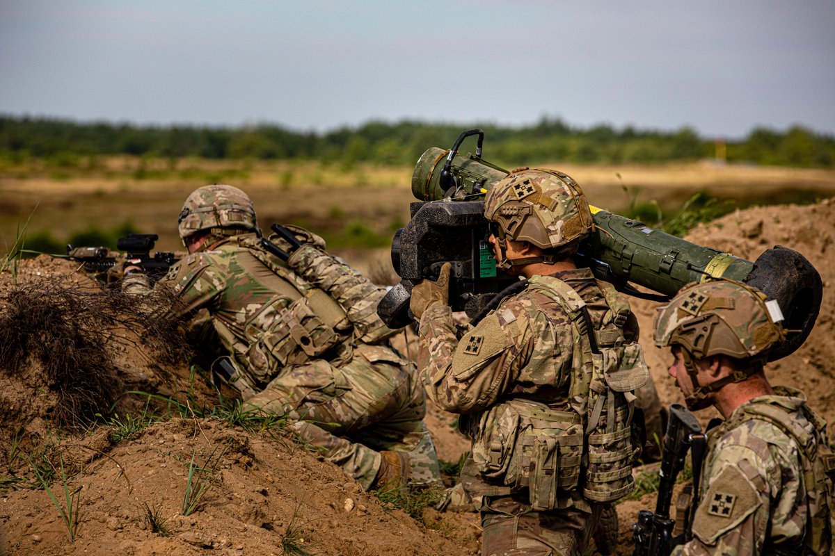 USArmyEURAF's tweet photo. Providing combat credible forces to the European Theater means constantly #training to keep skills sharp. That's what @USArmy #Soldiers assigned to @4thInfDiv did during a training exercise in Drawsko Pomorskie, Poland.
#StrongerTogether #WeAreNATO
@VCorps @US_EUCOM @NATO https://t.co/Uo4cXYQajh