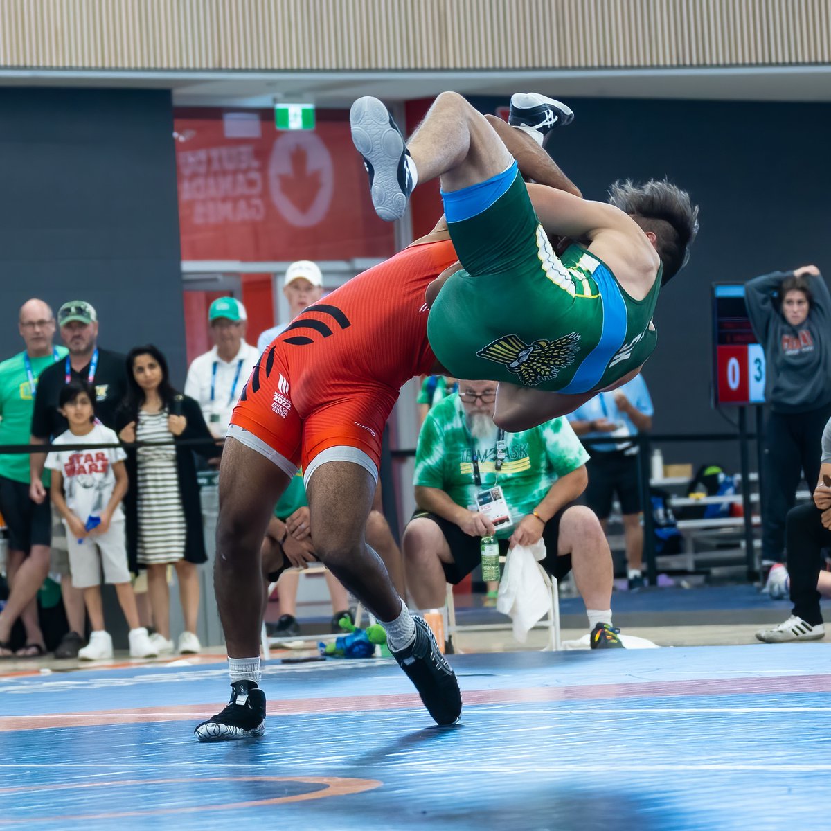 OAWA_Wrestling's tweet photo. #SequenceSaturday
Big 4 pointer by Irman Kang at the CSG!
#ontariowrestling #wrestlingcanada #wrestlingcanadalutte #olympicwrestling #freestylewrestling #womenswrestling #wrestleON https://t.co/cwjuk14izF