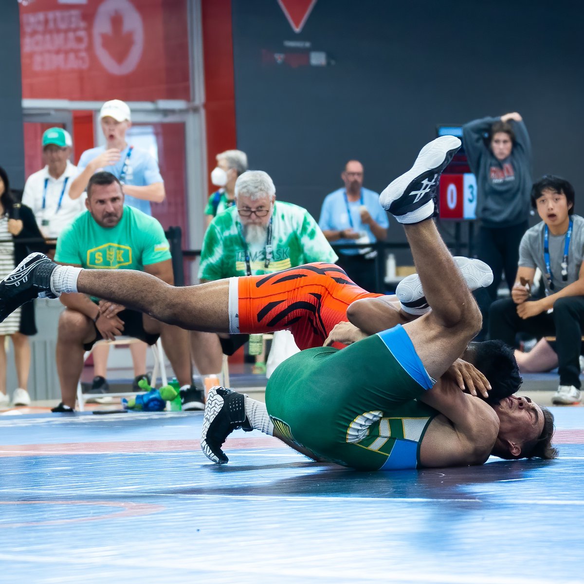 OAWA_Wrestling's tweet photo. #SequenceSaturday
Big 4 pointer by Irman Kang at the CSG!
#ontariowrestling #wrestlingcanada #wrestlingcanadalutte #olympicwrestling #freestylewrestling #womenswrestling #wrestleON https://t.co/cwjuk14izF