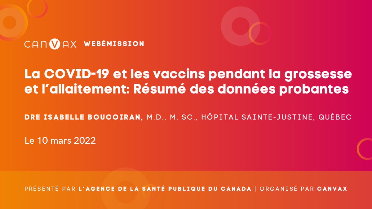 CANVax on Twitter "Visionnez l’enregistrement de notre webinaire en