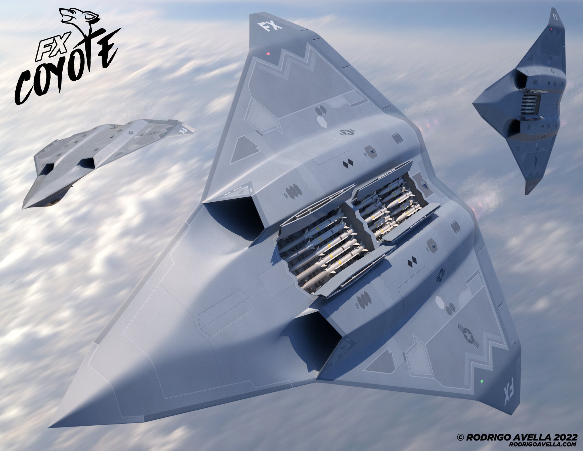 Stealth fighter concept
