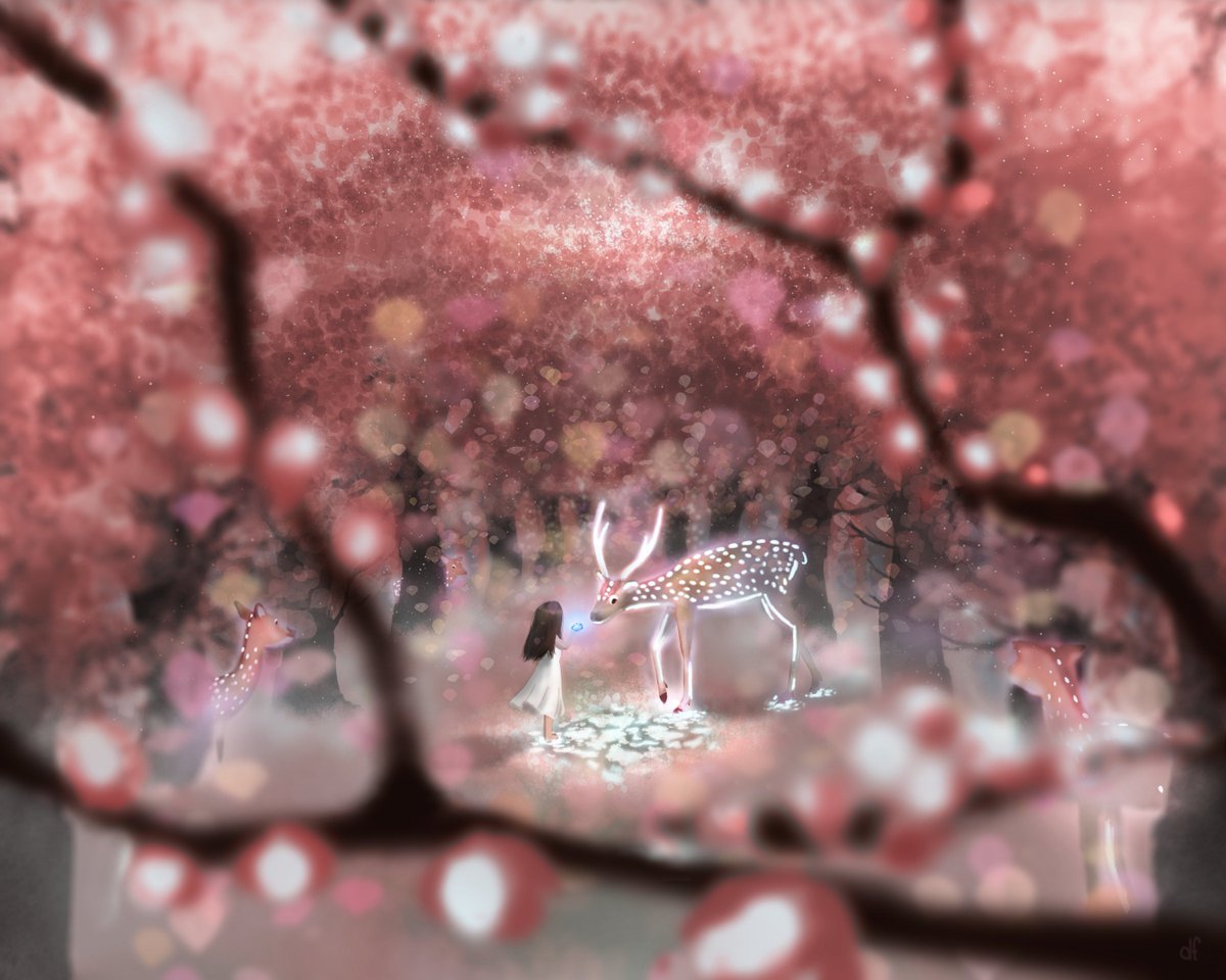 dubbydraws's tweet photo. Cherry Blossoms via @artstationhq https://t.co/1qACSkyLkk https://t.co/IifmObmOa9