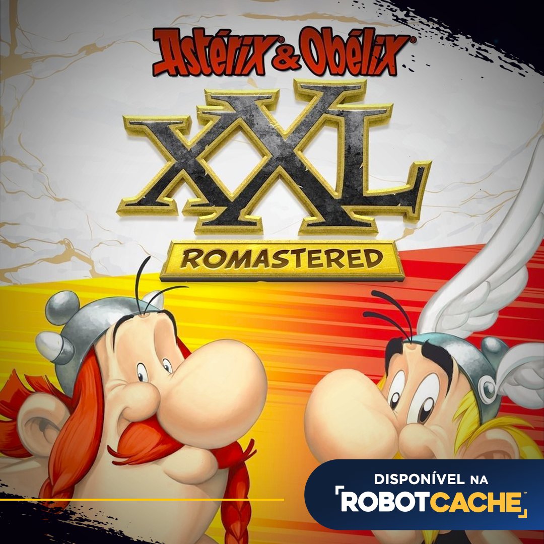 RobotCacheBR's tweet photo. Reviva bons momentos com Asterix &amp; Obelix XXL: Romastered, o jogo ideal para toda família. https://t.co/Xu2cJBzZ3n https://t.co/i4rBrTyHM8