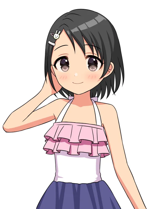 佐々木千枝ちゃん完成せず#モバマス版深夜の真剣お絵かき60分1本勝負 