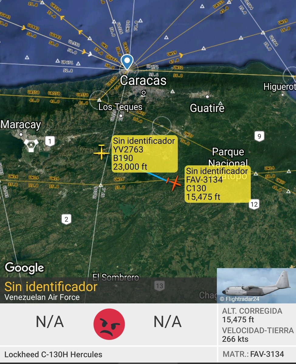 Arr3ch0's tweet photo. Heecukes de la Aviación Militar Bolivariana #FAV3134 y el sancionado PDVSA #YV2763 activos. https://t.co/qwb2hVj5qt