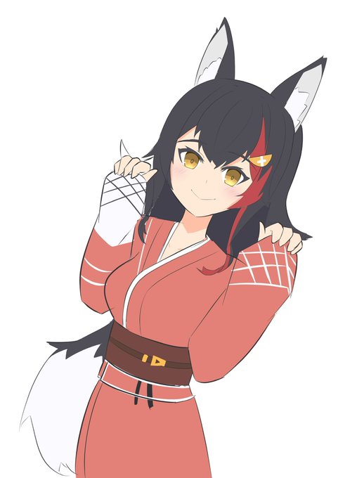 模様までは描けなかった…ミオちゃんお誕生日おめでとう! #ホロメンワンドロ820 