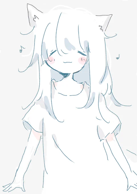 #夏休みはフォロワーさんが増える柔らかくて満足気な女の子 