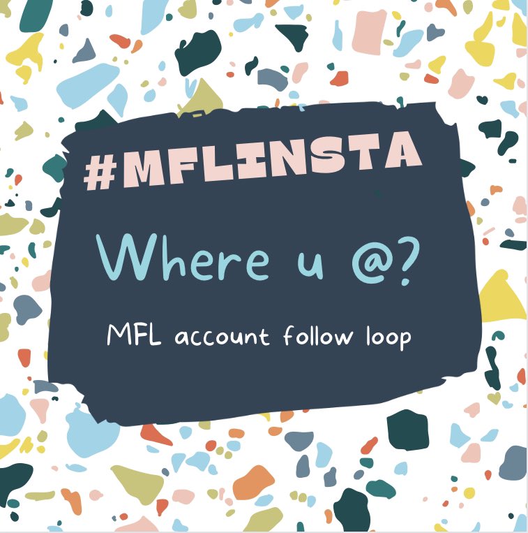 Any MFL twitterers fancy joining us over on Instagram? A growing community of languages accounts- check out my account @_leolanguages and from there you will find lots more which are MFL-specific 😊. #MFLinsta