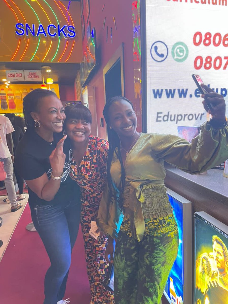 InkblotPresents's tweet photo. It's always nothing but good vibes with @HenshawKate 😍
Take a look at snippets of her time at Silverbird cinema, @ikejacitymall
#TheSetUp2Movie is currently available in cinemas nationwide.
#TSU2
#inkblotpresents https://t.co/PKrOuRW9Ni