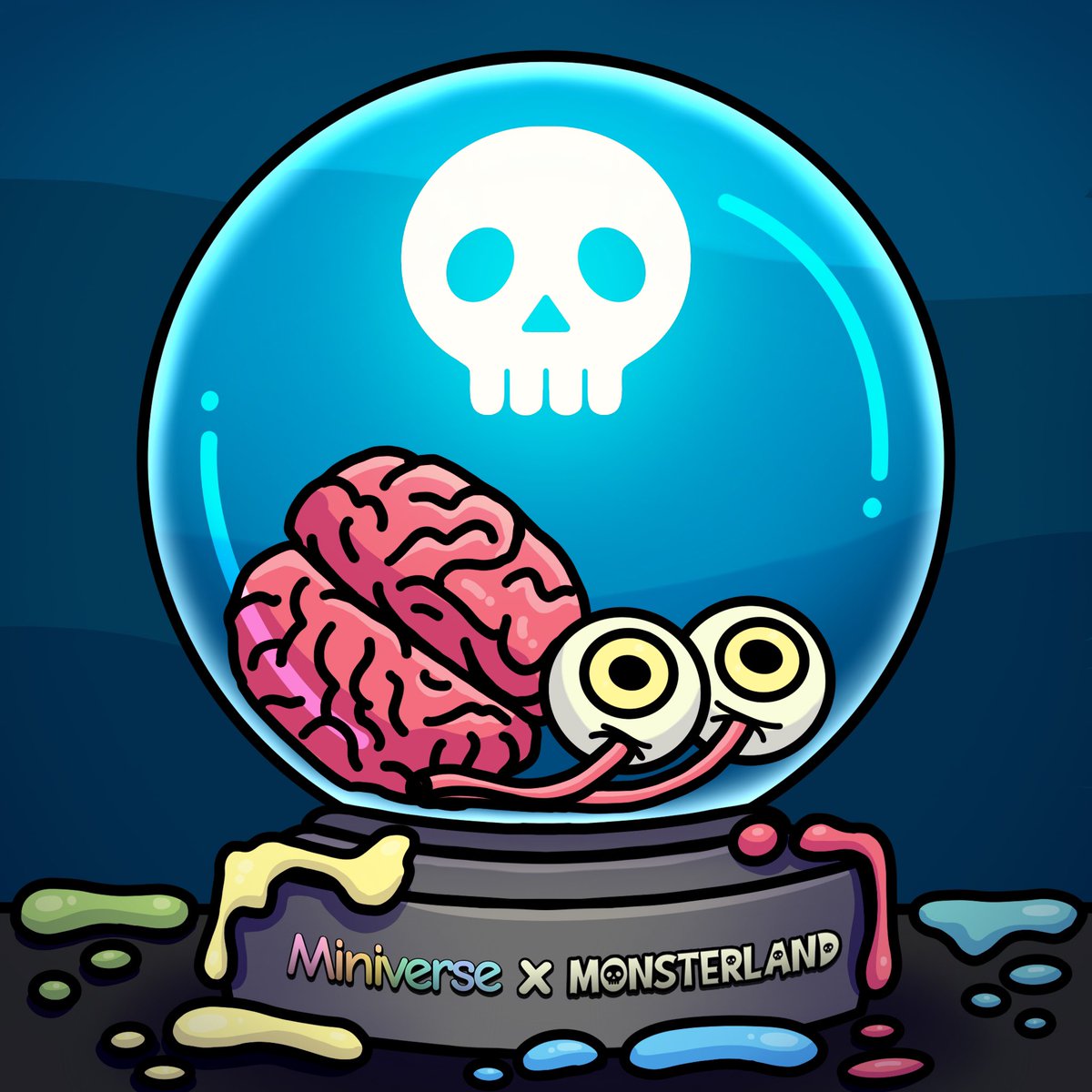 _MiniverseNFT's tweet photo. Miniverse 🔮 X Monsterland 🧠 

The Monsters made it to Miniverse🌈

As a celebration were giving away:

X2 Minilist 🔮
X2 Monsterland whitelist 🧠 

To participate:

🔮Follow @_MiniverseNFT &amp; @MonsterlandNFT 
🔮like &amp; rt
🔮tag 3 friends who are still here https://t.co/xOlvv5JYBd