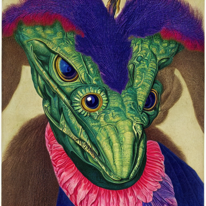 Portrait of Ilyianrept. | #stablediffusion 
"With the money for going to Mars you could resurrect the dinos."