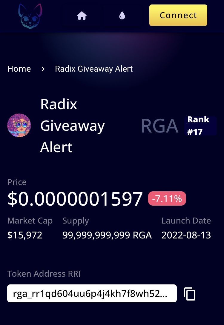 Radixgiveawaya2's tweet photo. Little bit of a dip today but I’m thankful to get these paper hands out! Also opportunity to get in at cheaper prices before the announcement 😉#RGAng #RGAto1DollarEOY $XRD https://t.co/ZhRvJw1Pv3