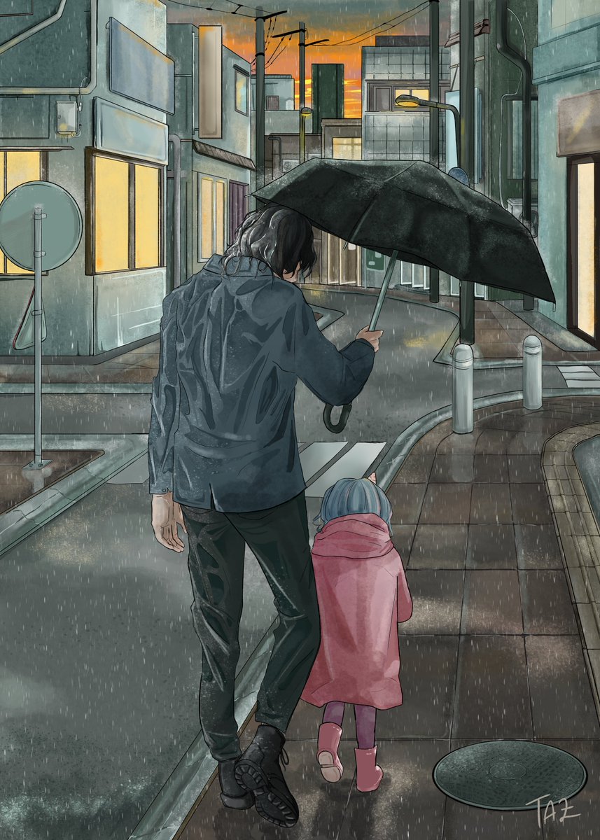 Rain ☔️ // 20220820 #aizawa #mha