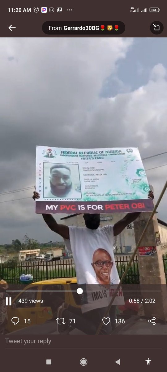 LoyalCityKing's tweet photo. Hello Nigeria!

Obi is definitely coming, no shaking

Imo is for Obi-Datti

#1MillionMarch4PeterObi #Imo1MillionMarch Peter Obi Labour Party #BBNaija Phyna https://t.co/f46Ij0uc6p