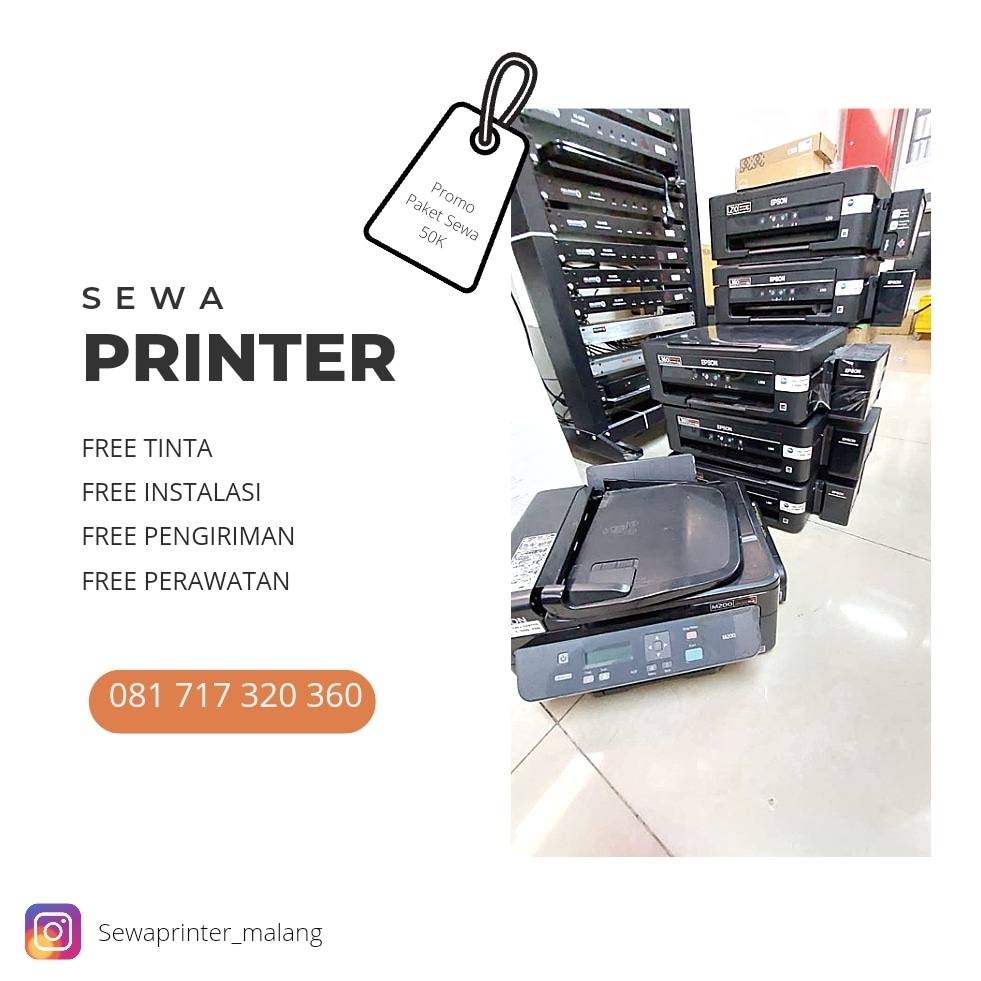 sewaprintermlg's tweet photo. Promo Sewa Printer
Bebas Cetak Tanpa Ribet
#malang #infomalang #malangupdate #malanghits #sewaprintermalang #servisprintermalang #mahasiswamalang #malangraya https://t.co/TUkrWGpgqI