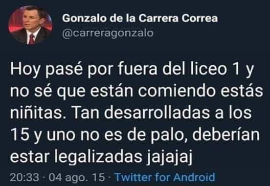 Ud es Sencillamente Un CTM..<a href="/carreragonzalo/">@carreragonzalo</a>