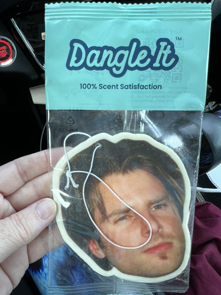 Marciebmurphy's tweet photo. @JamesRoday Do you like my new air freshener? If you can’t find what you want, have it made. 😊 https://t.co/Weo46SG4O8
