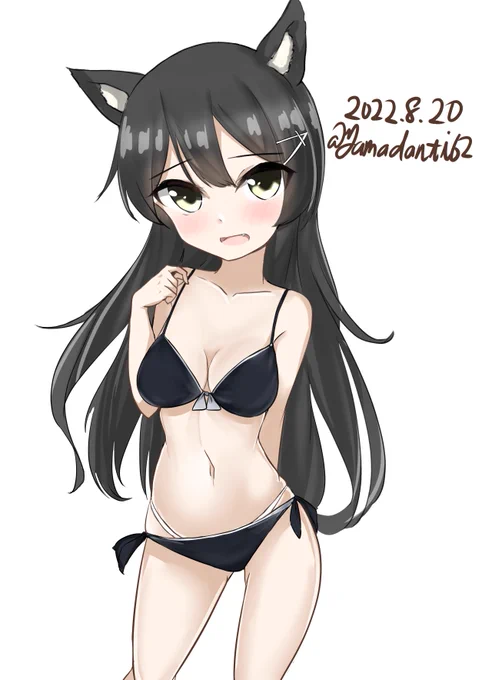 #艦これ版深夜の真剣お絵描き60分一本勝負  #艦これ版真剣お絵描き60分一本勝負_20220820親潮 