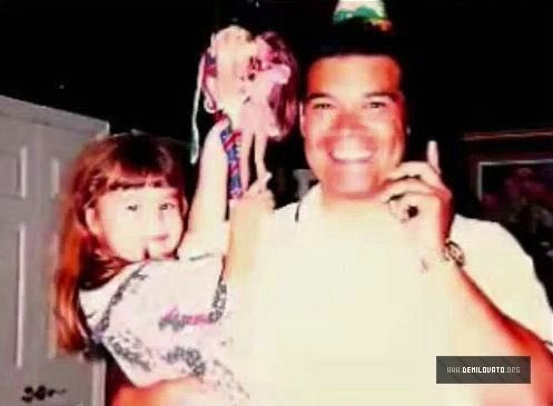 redraider30's tweet photo. First Birthday party I threw for @ddlovato little did I know she was already writing “Cool For The Summer” with her Barbie’s. Happy Birthday sweetie! https://t.co/4hJpEyCjjj