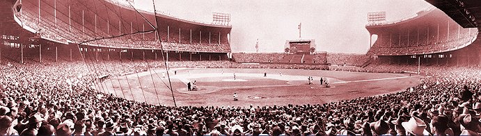 #OTD in 1948 the #Indians draw 78,382 at Municipal Stadium in #Cleveland as Satchel Paige blanks the #WhiteSox for the fourth consecutive shutout by Cleveland hurlers. Besides Paige, Gene Bearden, Sam Zoldak, and Bob Lemon had shutouts.