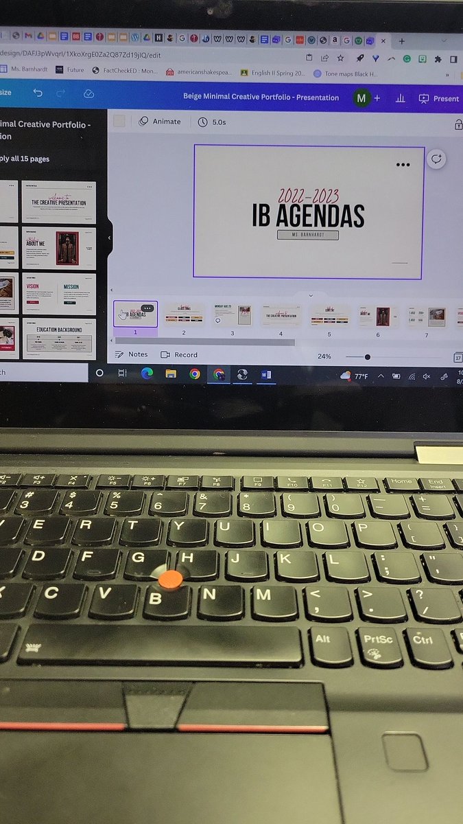 MsBarnhardt's tweet photo. Playing in Canva gets me excited for the new year and the new challenges. https://t.co/XwBRRTnfin
