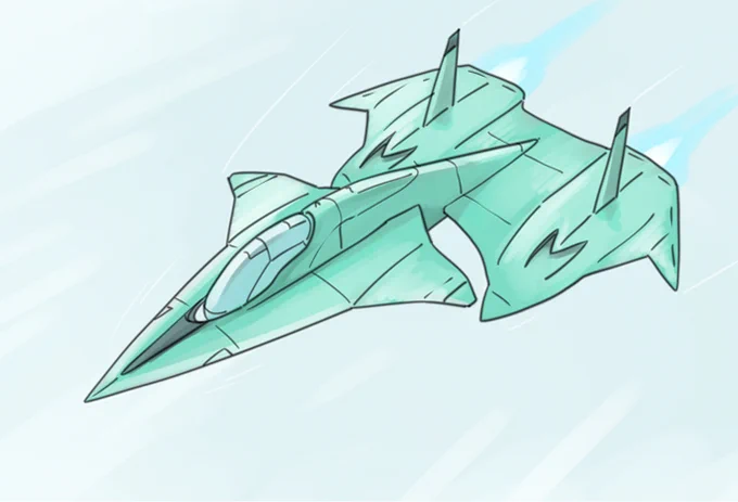 らくがき戦闘機 10分 