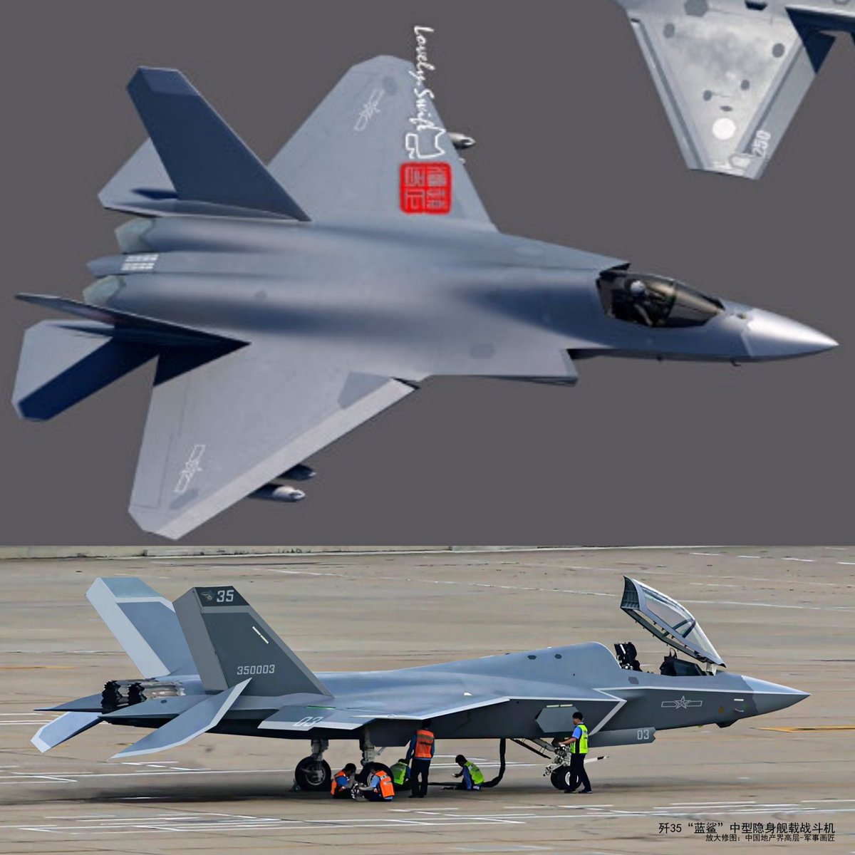 louischeung_hk's tweet image. It seems that the target engine of the J-35, the WS-19, is developing well, and it will carry out testing with two-dimensional pitch vectoring exhaust nozzle.
youtu.be/KG4JV8g8KUQ