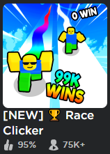 Strength Race Clicker - Roblox