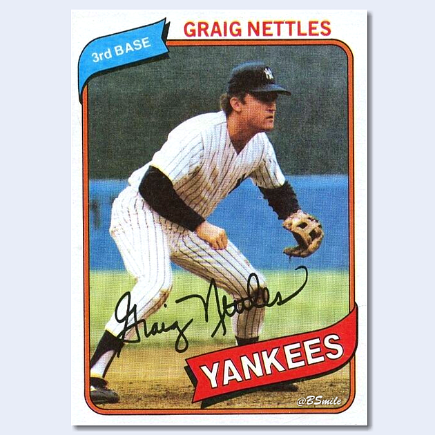 graig nettles baseball card