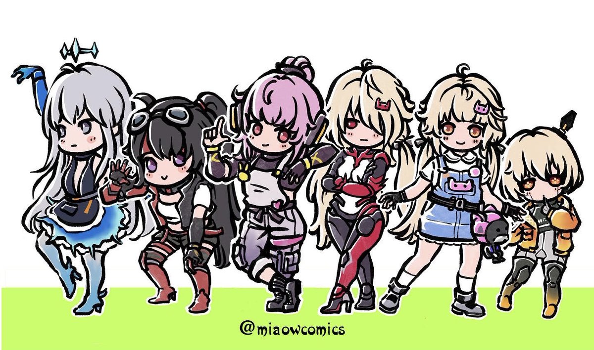 「Some chibi characters for TOF #echo #hil」|墨一凹MIAOWのイラスト
