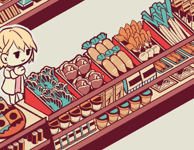 「groceries」 illustration images(Latest)