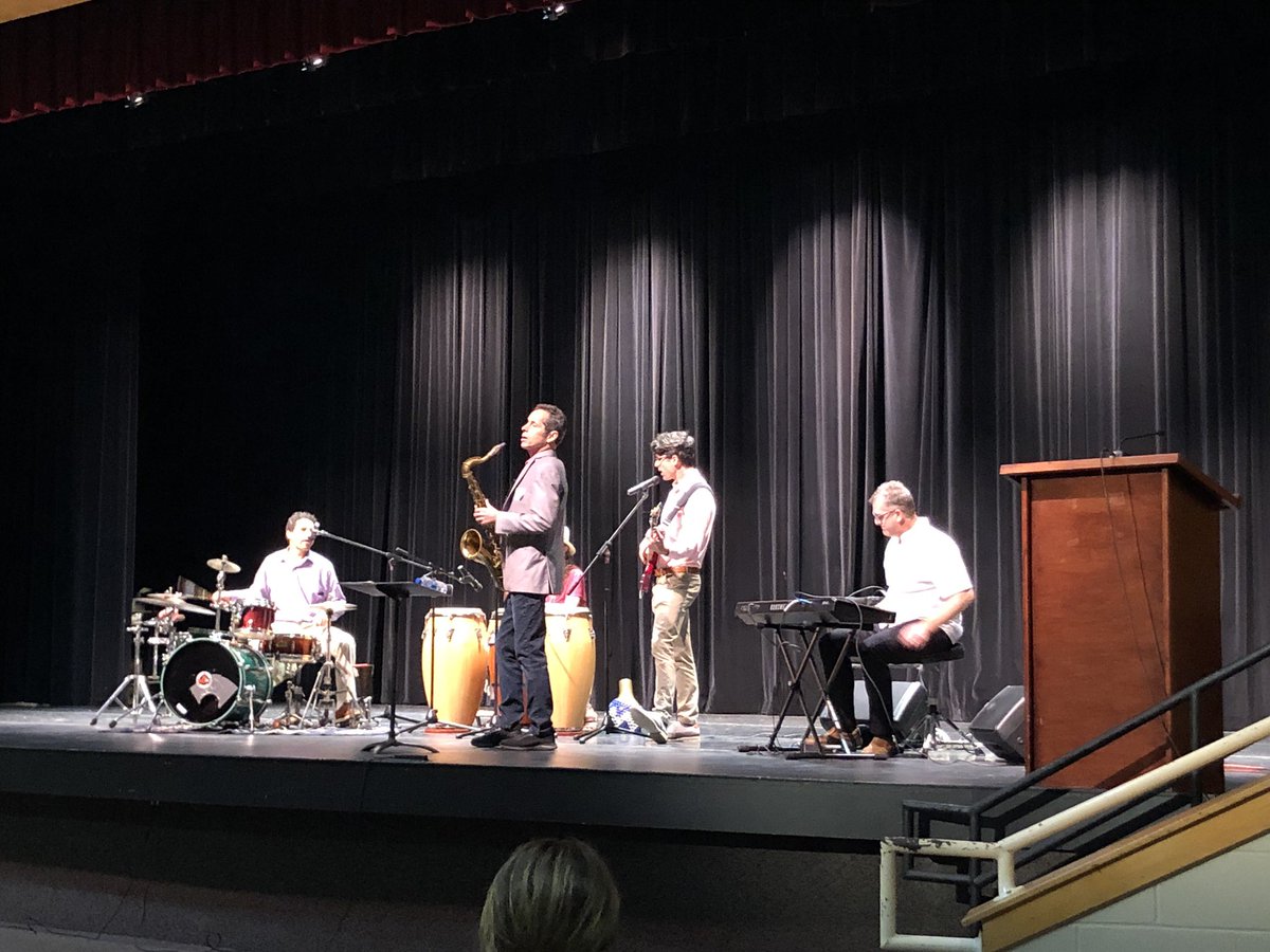 The Gregg Gelb and La Fiesta Latin Jazz Ensemble is always a blast!! @UnitedArtsCounc #AIS4ALL
