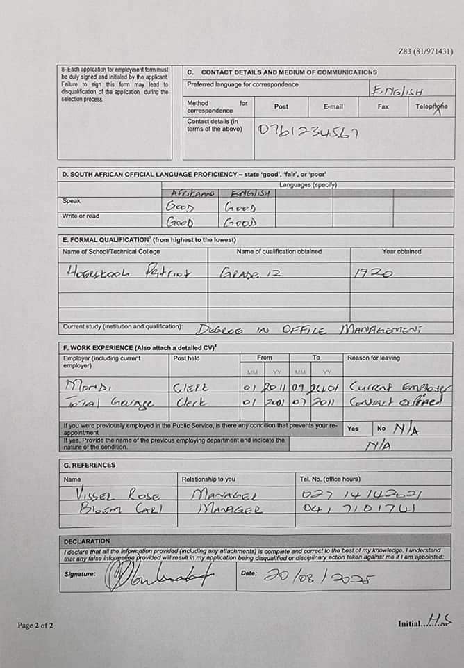 Nayi_iplug's tweet photo. How to fill a New Z83 form as required by the government of South Africa when applying for vacancies
-
Apply for government jobs here: https://t.co/Bf01Ly9BZb https://t.co/sUbPm03eF6